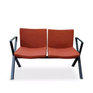 kırmızı ikili bekleme koltuğu